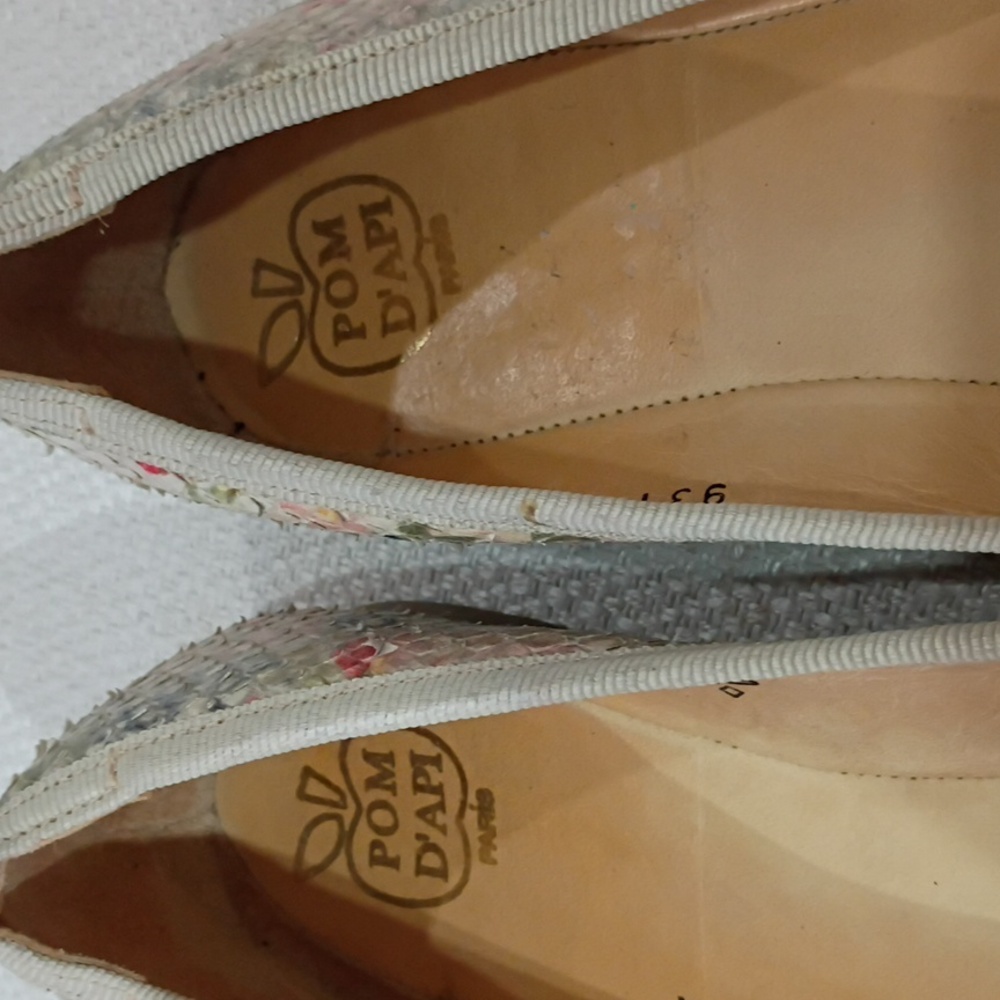 Pom D'Api Women's Multicolor Floral Flats - Picture 4 of 8